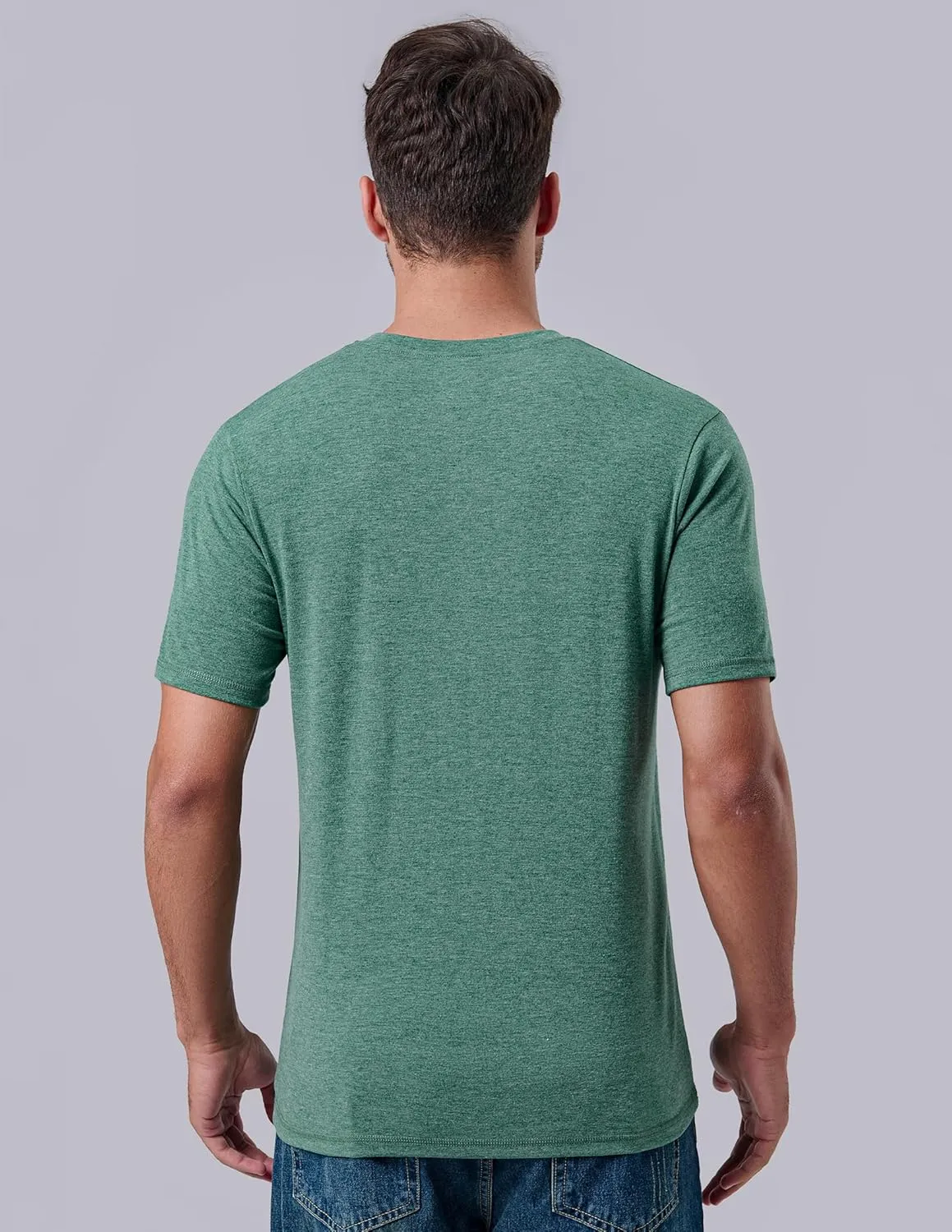 3 Pack: Casual Short Sleeve Henley Shirts for Men, Relaxed Fit Summer T Shirts Basic Tees Athleisure Wear