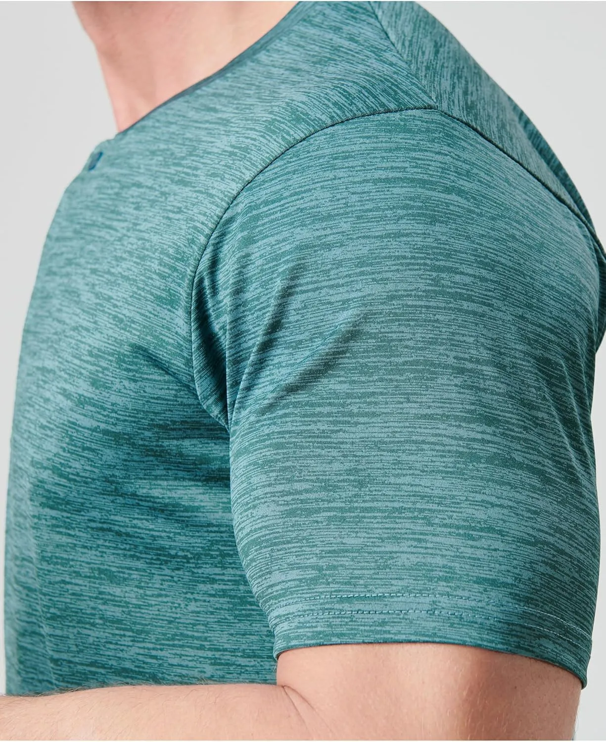 3 Pack: Mens Polo Shirts, Business Casual Golf Henley Work Shirts for Men, Collarless Short Sleeve Stylish Athletic Tshirts