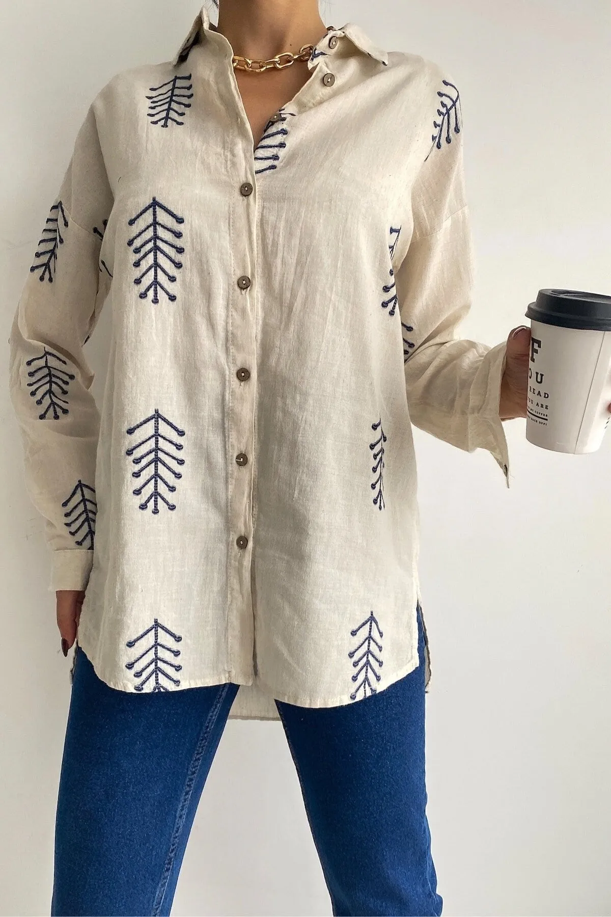 Breezy Cotton-Linen Button Down Shirt