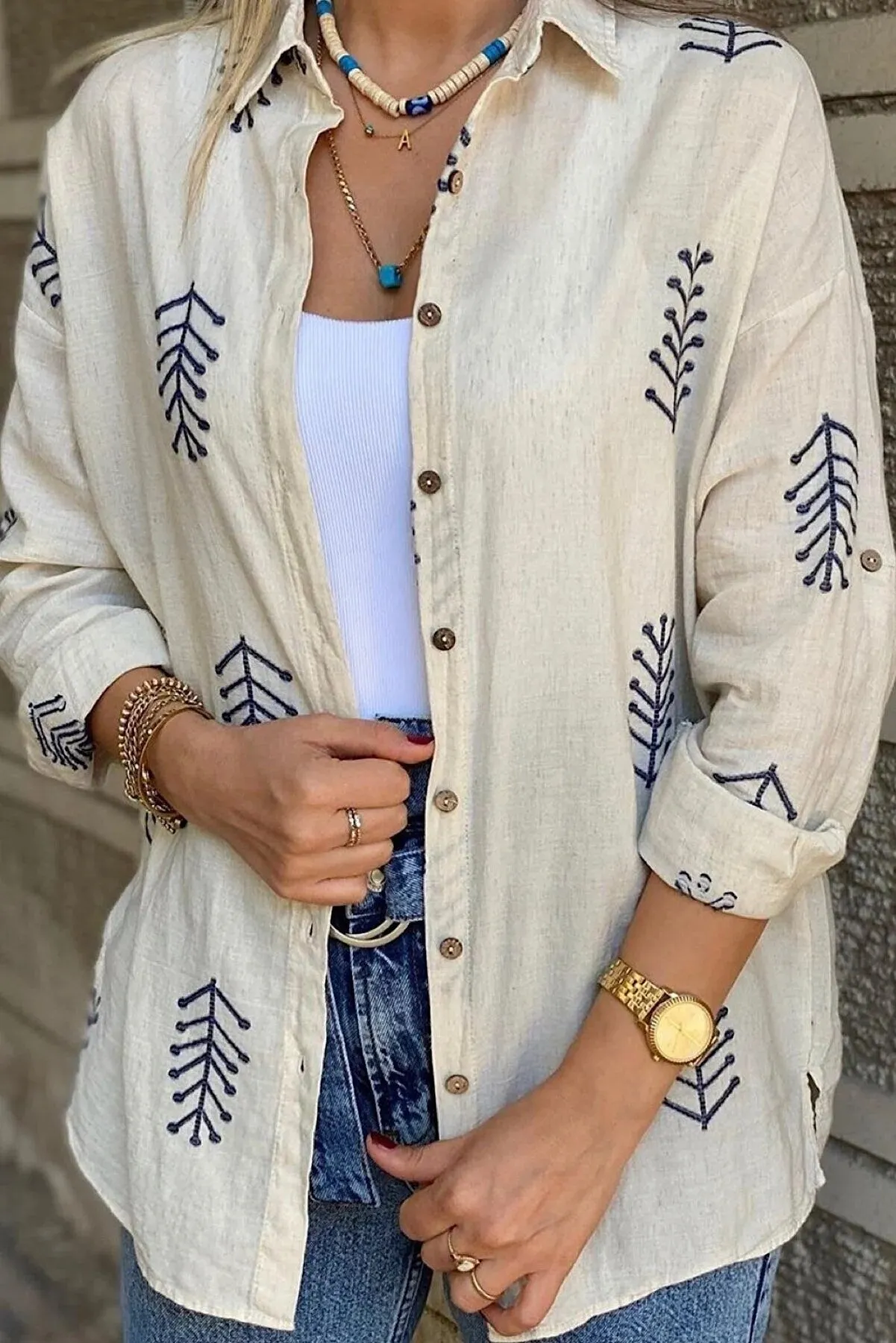 Breezy Cotton-Linen Button Down Shirt
