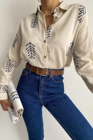 Breezy Cotton-Linen Button Down Shirt