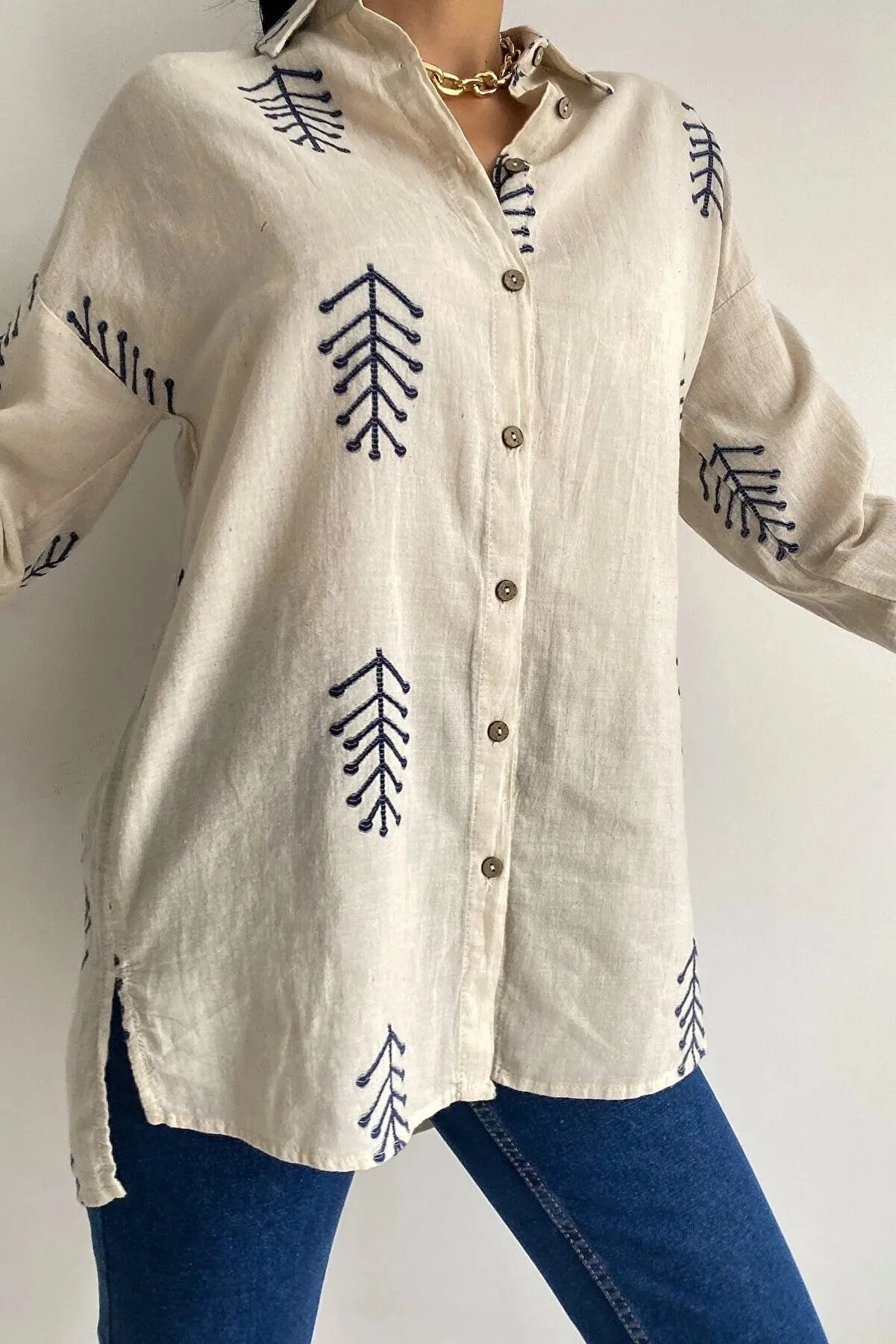 Breezy Cotton-Linen Button Down Shirt