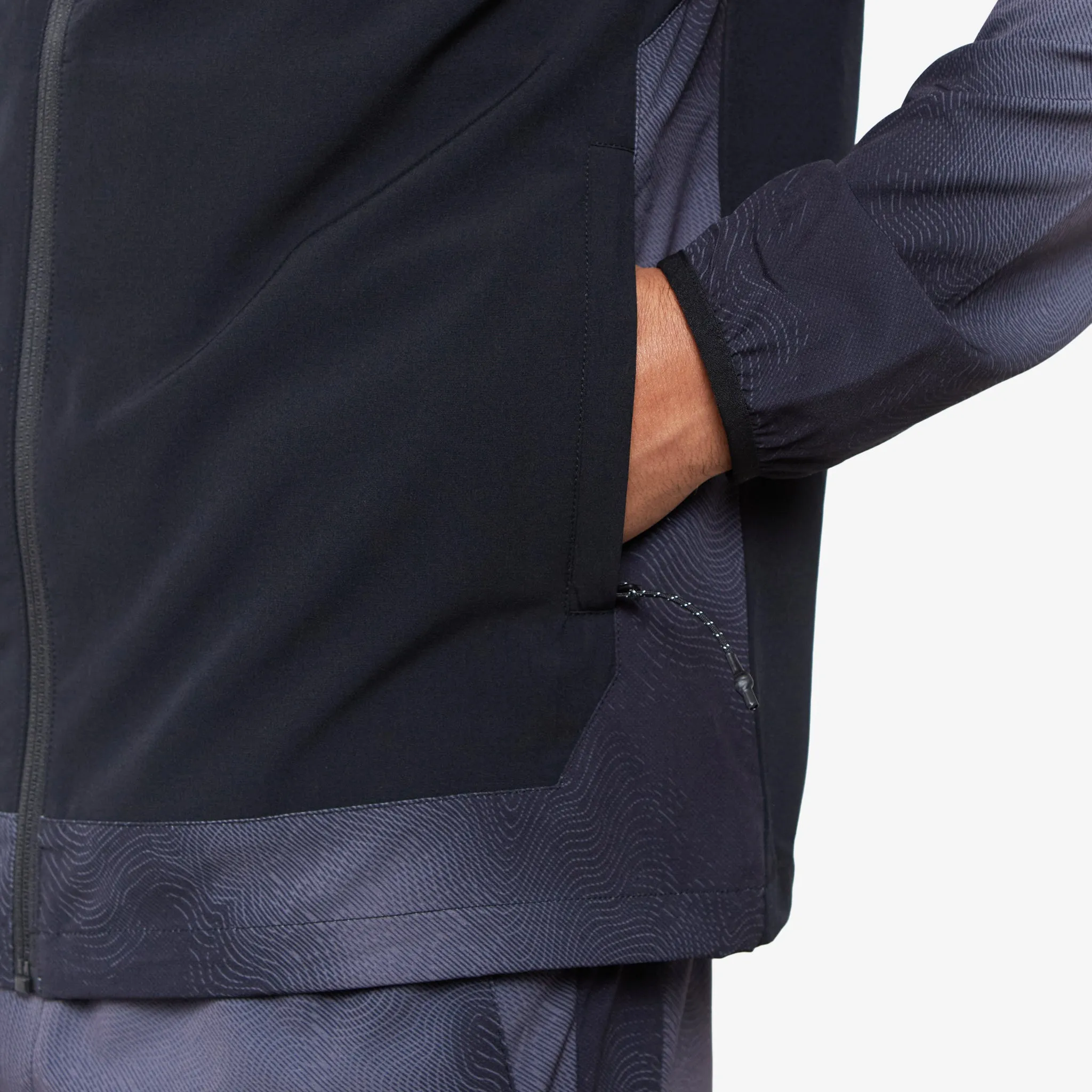 Cloud Print Jacket | Black