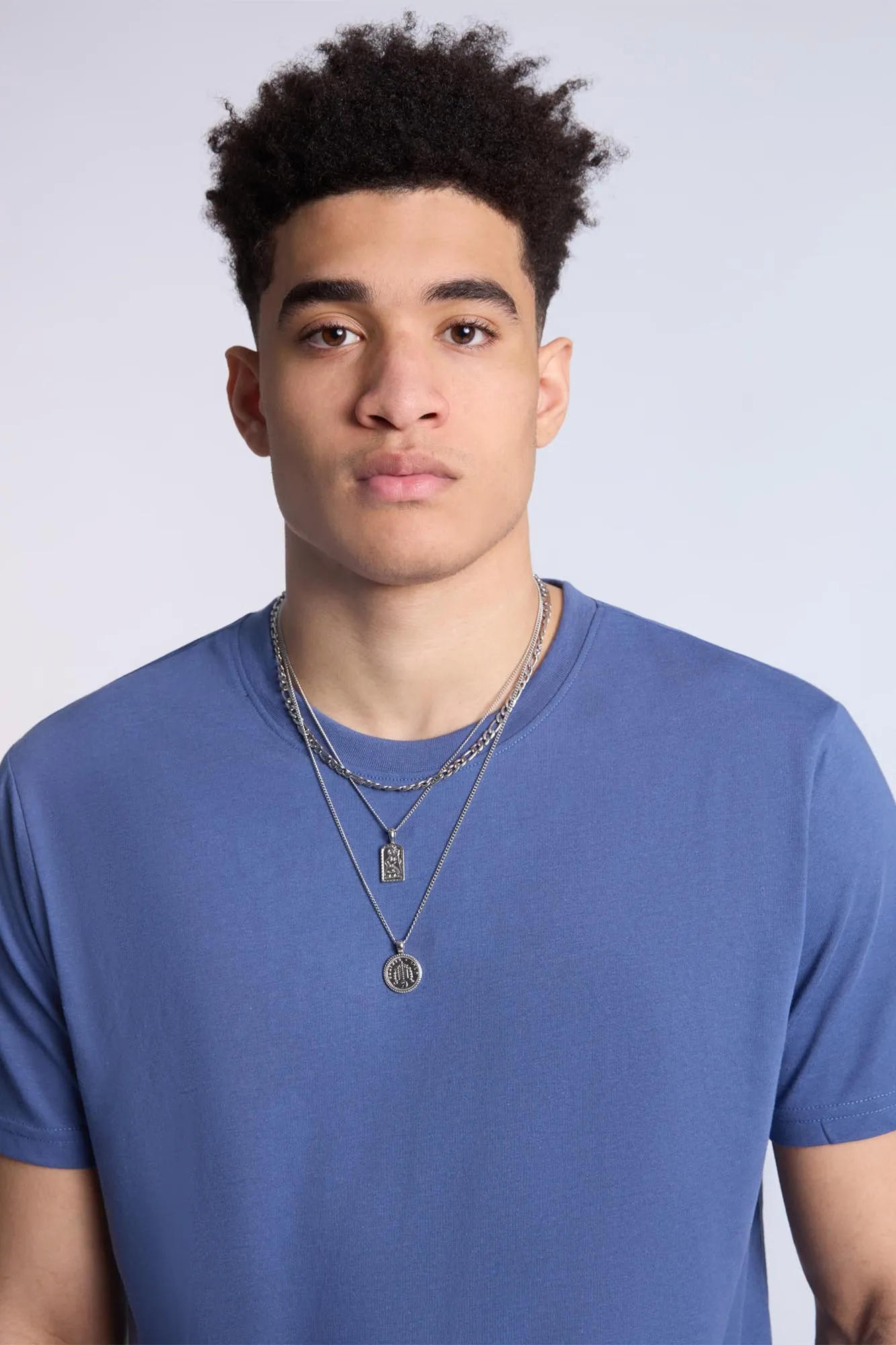 Essentials Scoop Hem Crew Neck Tee
