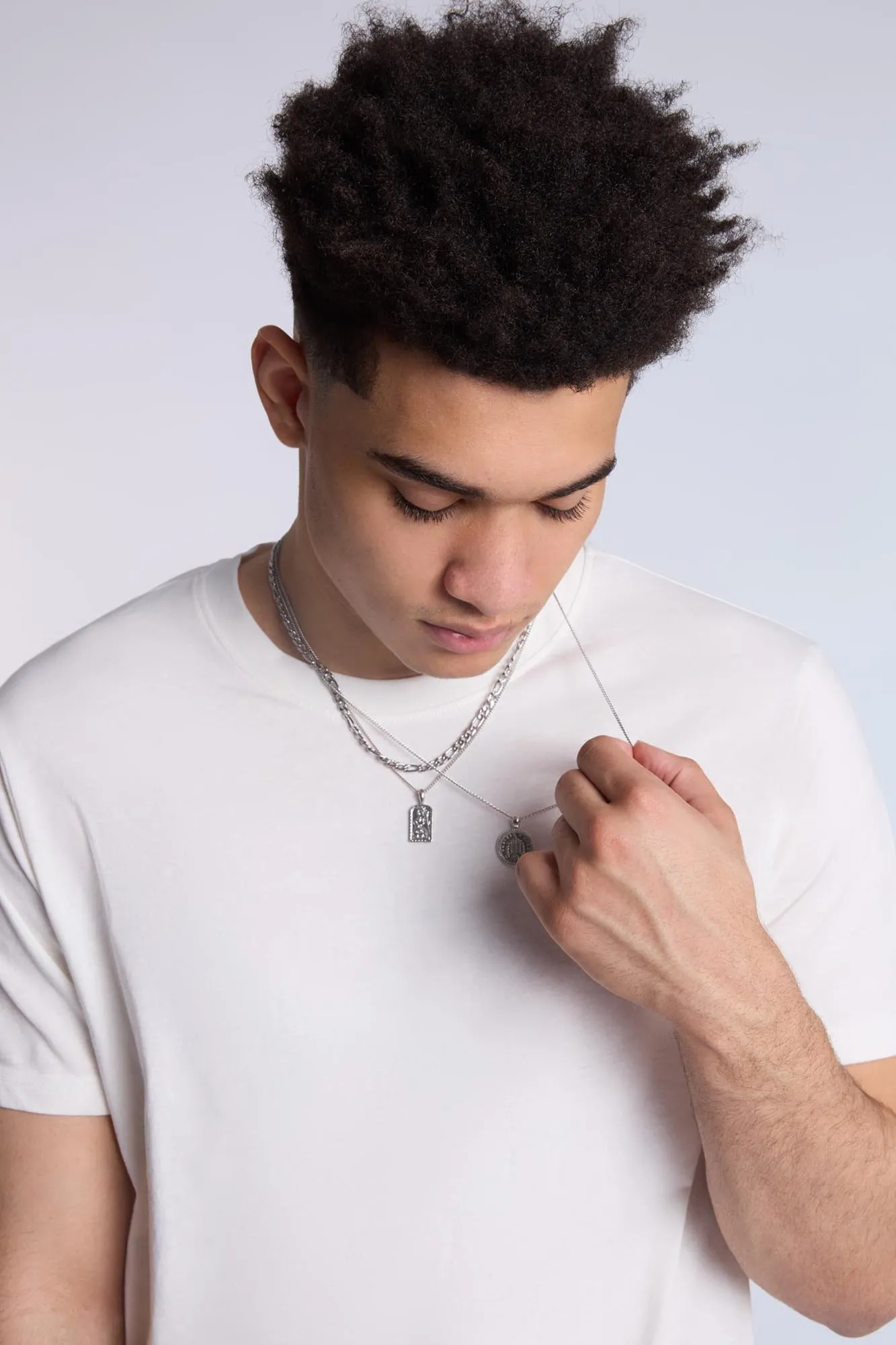 Essentials Scoop Hem Crew Neck Tee