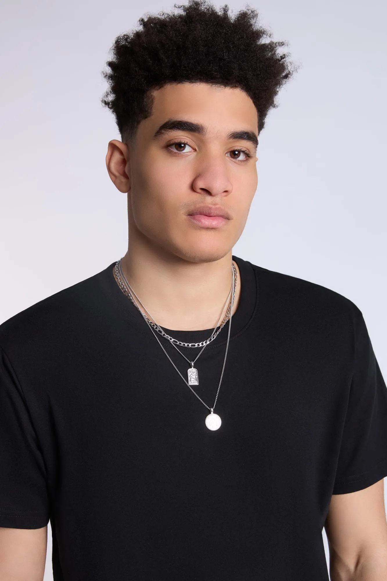 Essentials Scoop Hem Crew Neck Tee
