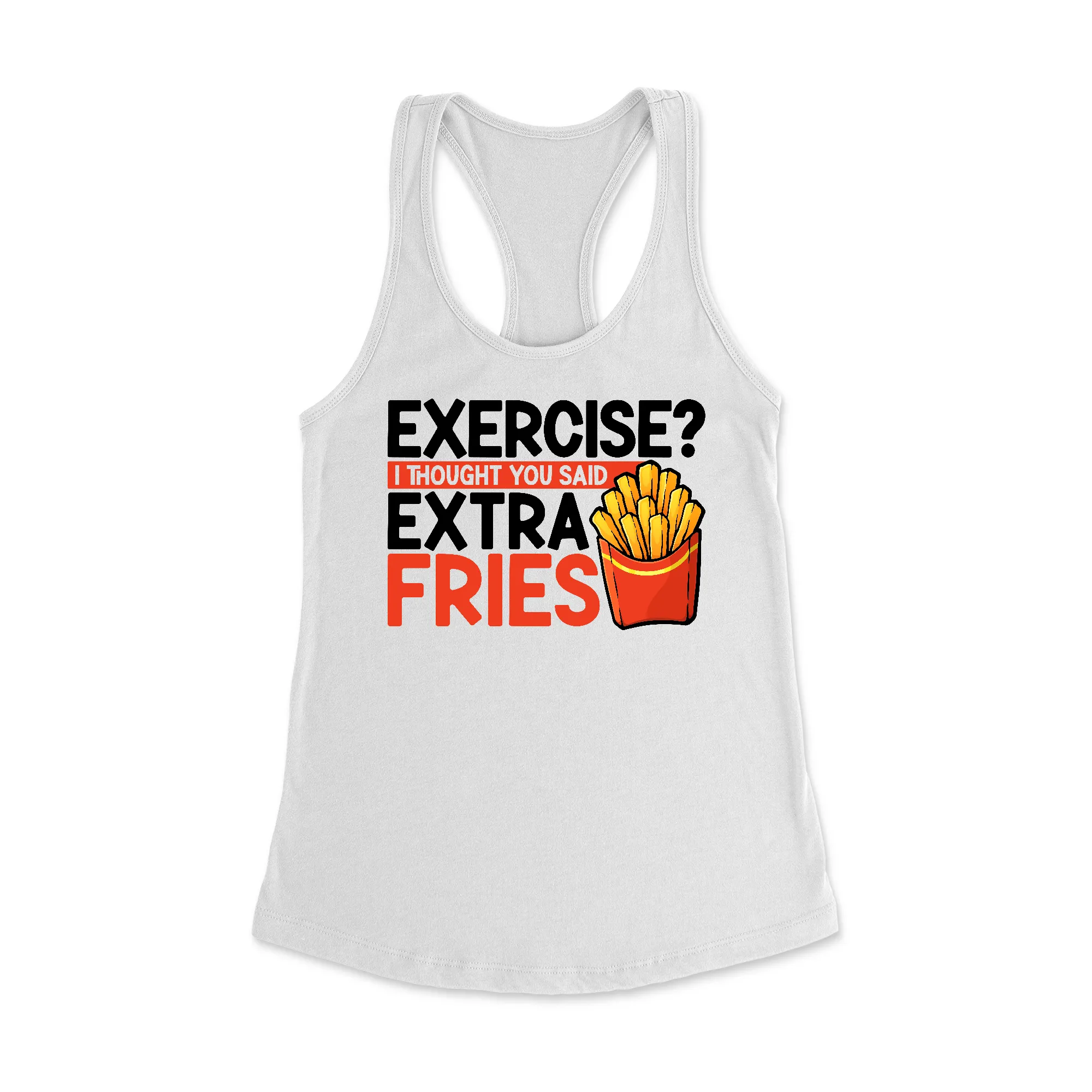 Extra Fries Racerback Tank
