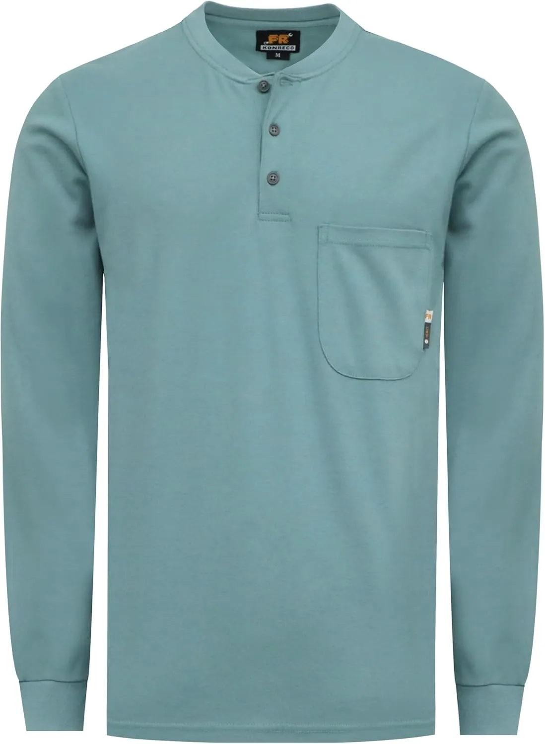 KONRECO FR Shirts for Summer Flame Resistant Shirt 5.5oz Light Weight&7oz CAT2 Henley Shirts