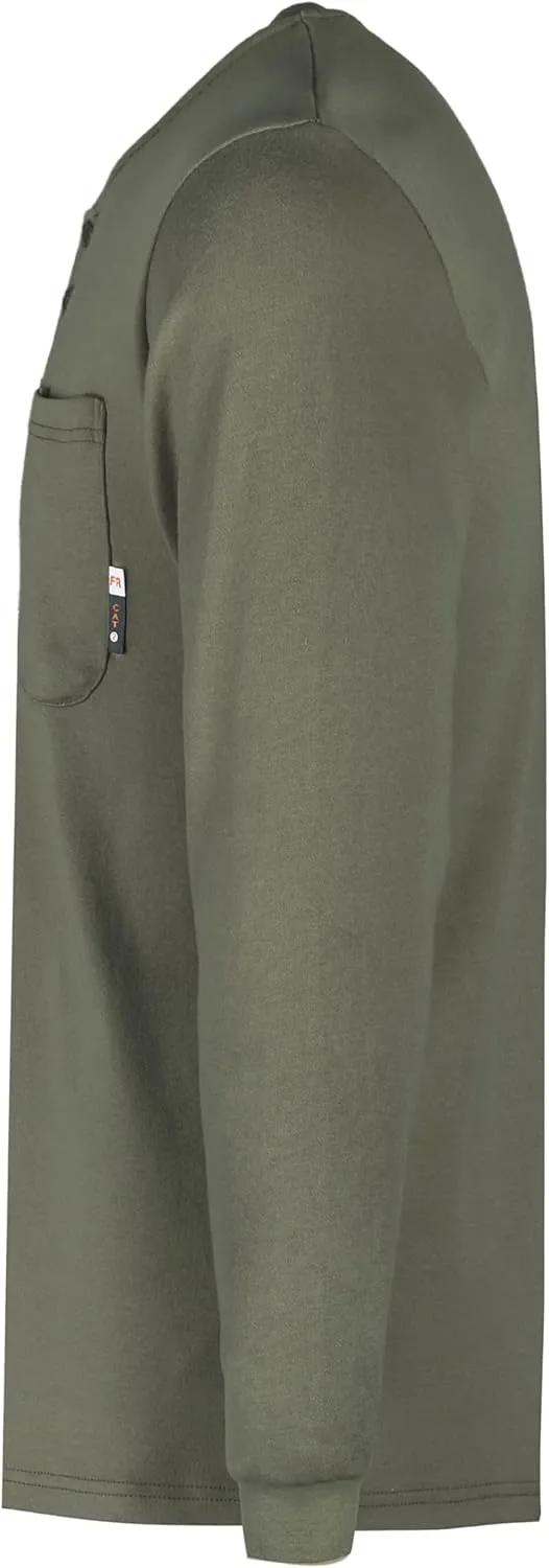 KONRECO FR Shirts for Summer Flame Resistant Shirt 5.5oz Light Weight&7oz CAT2 Henley Shirts