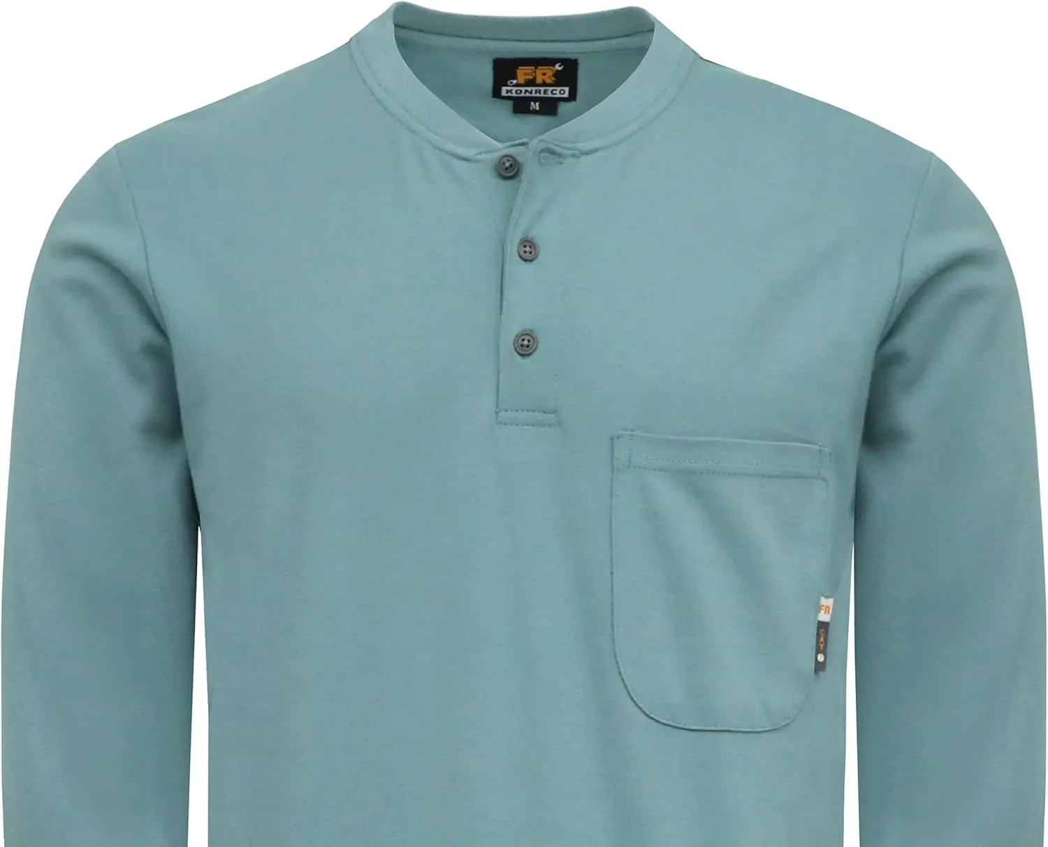 KONRECO FR Shirts for Summer Flame Resistant Shirt 5.5oz Light Weight&7oz CAT2 Henley Shirts