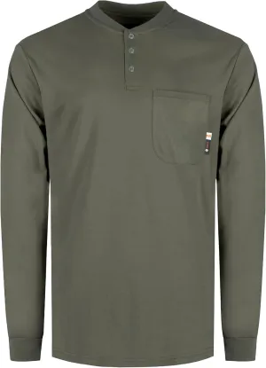 KONRECO FR Shirts for Summer Flame Resistant Shirt 5.5oz Light Weight&7oz CAT2 Henley Shirts