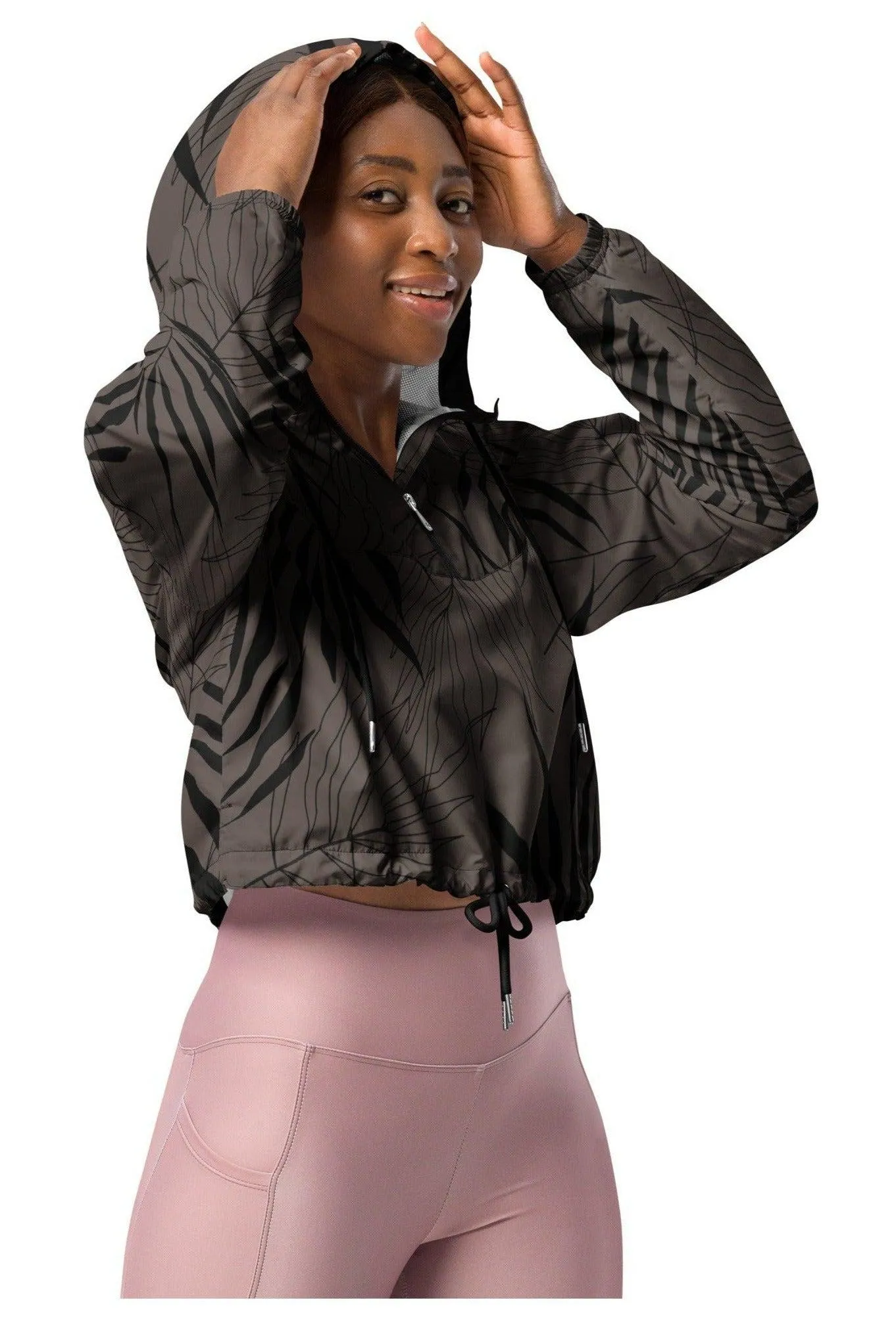 'kupu Womens cropped windbreaker
