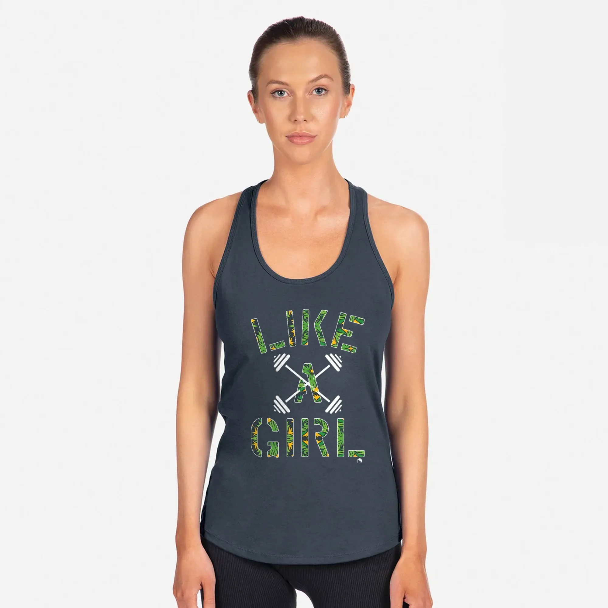 Like a Girl Racerback Tank Top