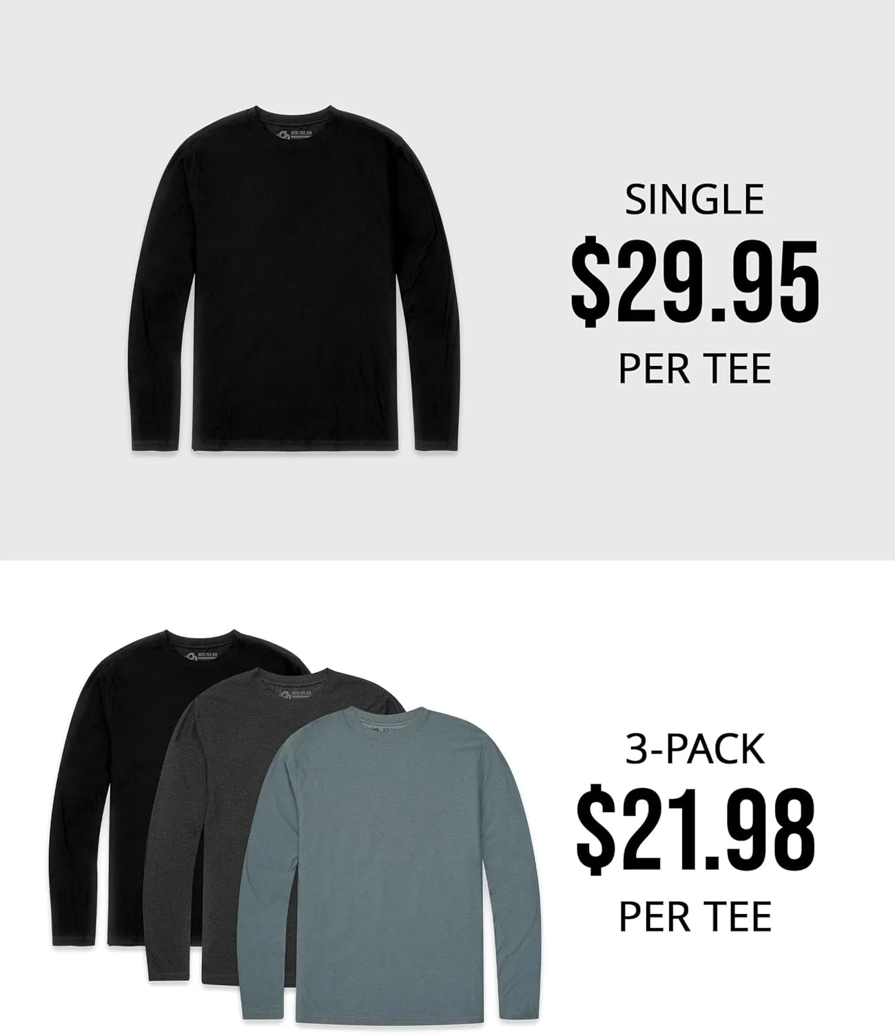 Long Sleeve Athletic Shirt for Men S - 4XL Dri Fit Performance Workout Shirt