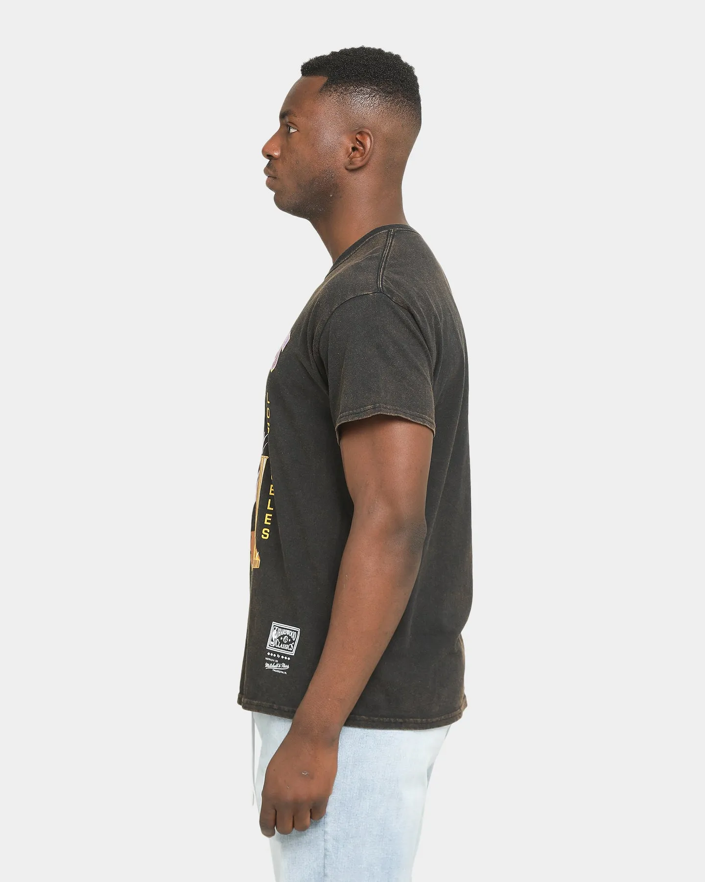 Mitchell & Ness Los Angeles Lakers 17 Times Champ T-Shirt Faded Black