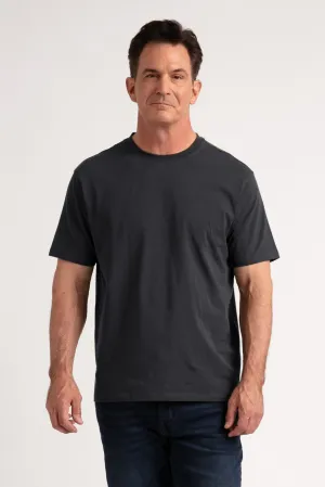 Organic Athletic Fit Crew Neck T-Shirt / Steel