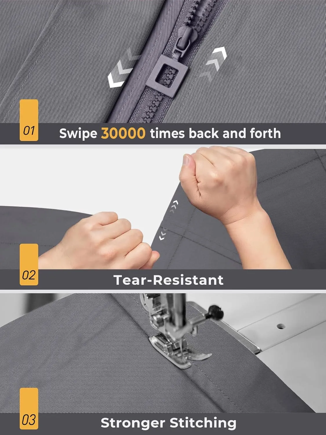 SaphiRose Women's Long Hooded Rain Jacket Outdoor Raincoat Windbreaker