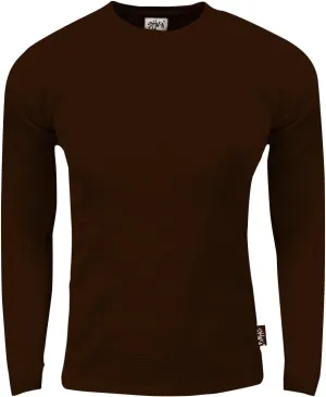 Shaka Wear Mens Knit Sweater - Heavyweight Waffle Thermal T Shirt Long Sleeve Crewneck Knitted Top Regular Big Size XS-5XL
