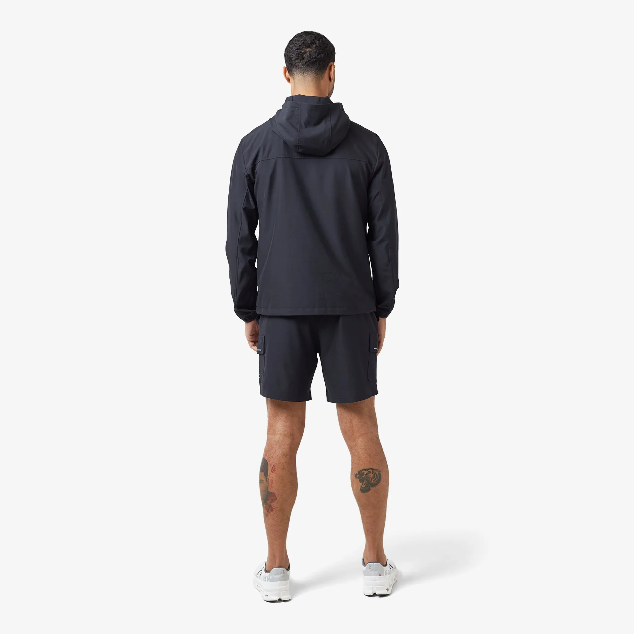 Tech Windbreaker Twinset | Black