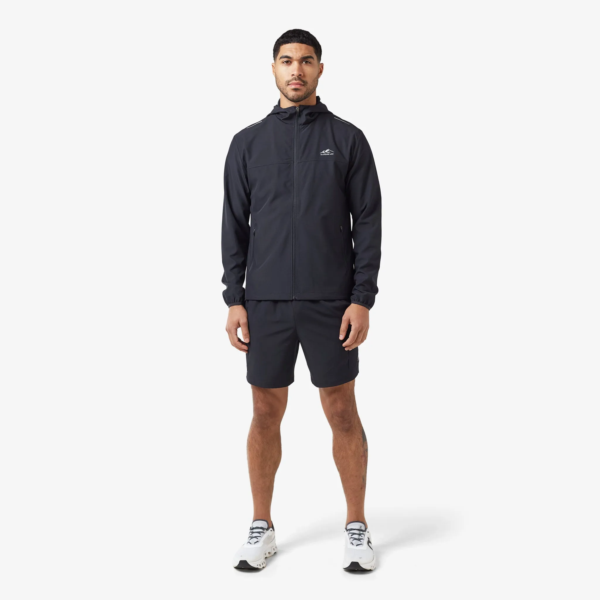 Tech Windbreaker Twinset | Black