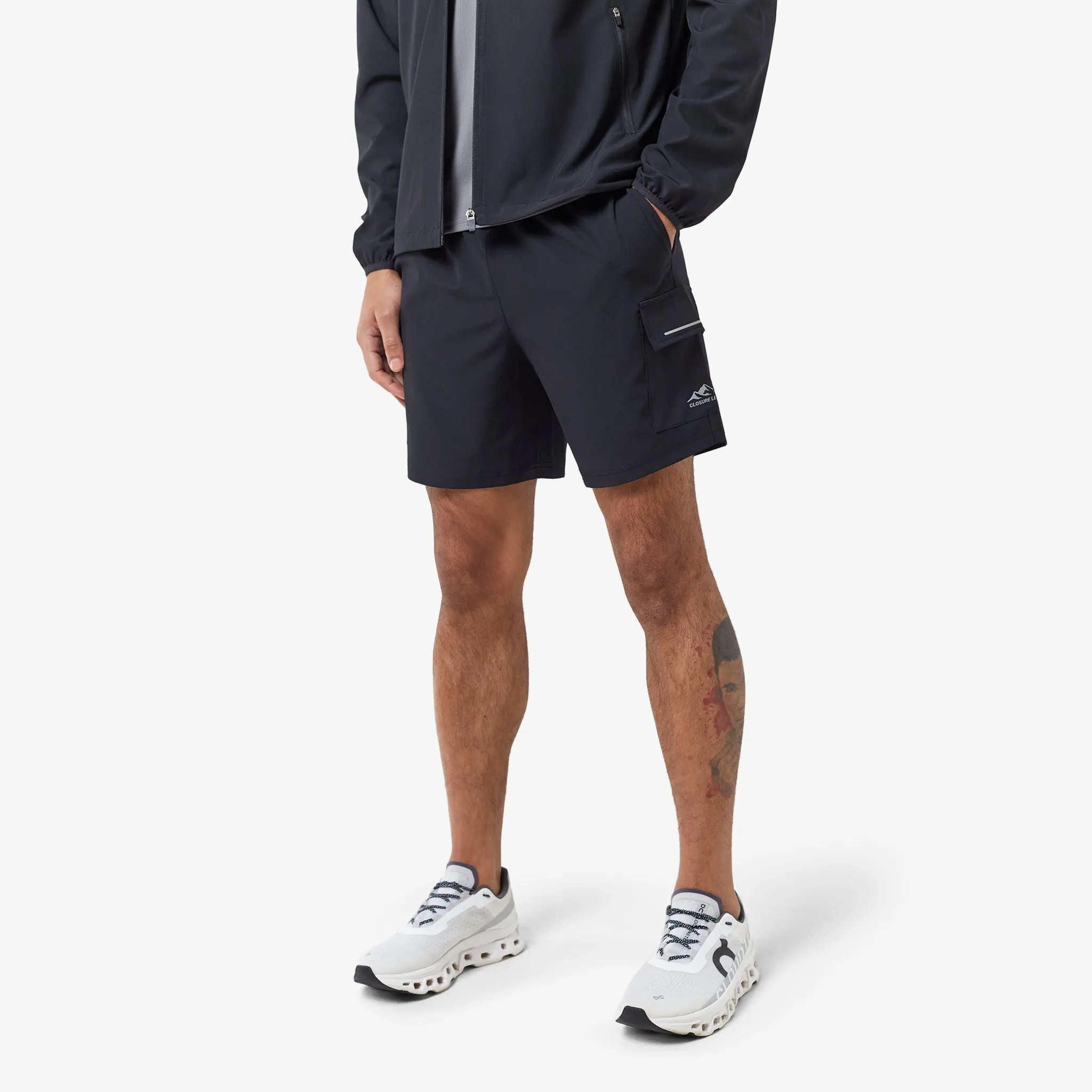 Tech Windbreaker Twinset | Black